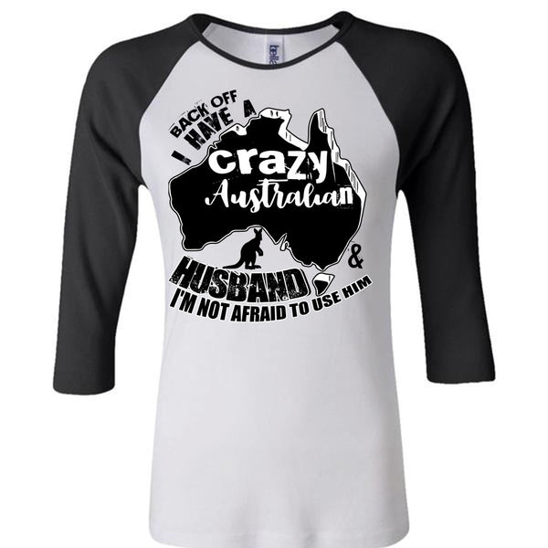 Crazy Australian Husband T Shirt, I Love Husband T Shirt, Awesome T-Shirts