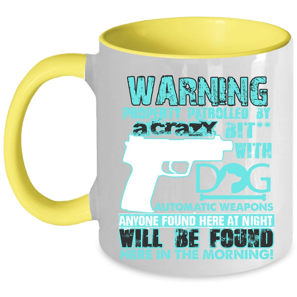 Cool Gift For Dog Owner Coffee Mug, Crazy Dog Accent Mug