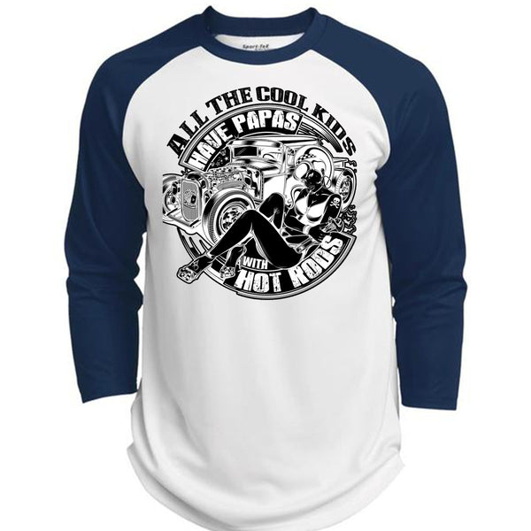 All The Cool Kids Have Papas T Shirt, I Love Trucker T Shirt, Awesome T-Shirts  (Polyester Game Baseball Jersey)