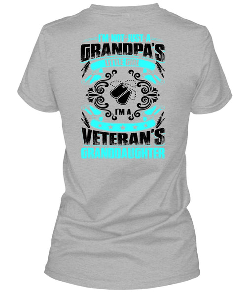 Grandpa's Little Girl T Shirt, I Love Veteran T Shirt