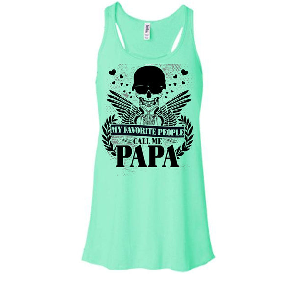 My Favorite People T Shirt, Gift For Papa Tank Top