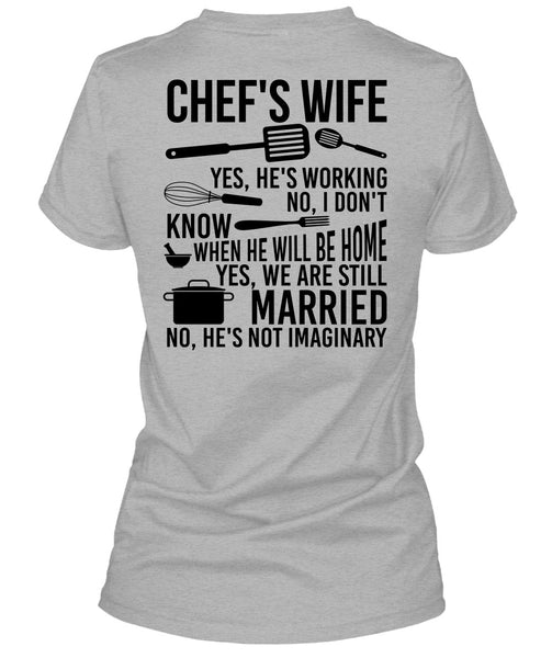 Chef's Wife T Shirt, I Love Wife T Shirt
