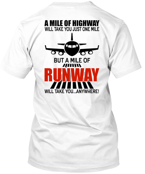 A black t-shirt with the shopify logo