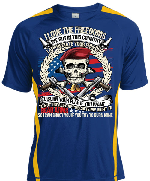 I Love The Freedoms T Shirt, Being A Veteran T Shirt, Cool Shirt