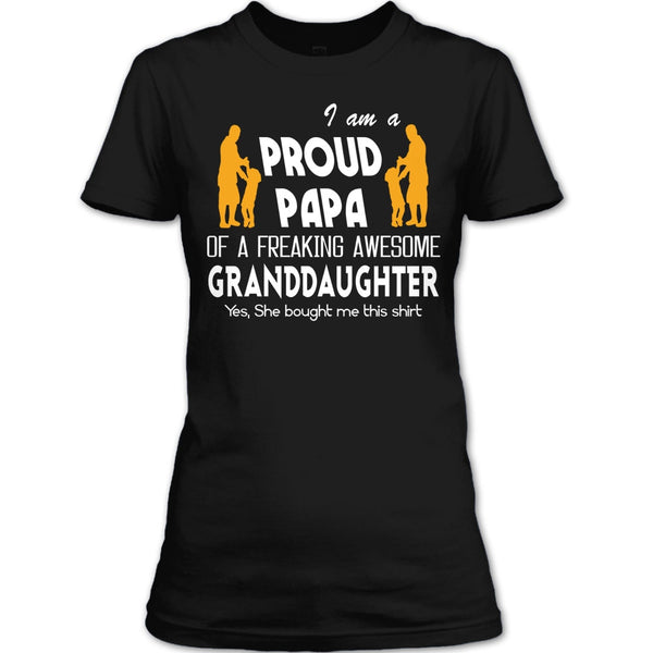 A black t-shirt with the shopify logo