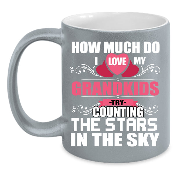 I Love My Grandkids Coffee Mug, Counting The Stars In The Sky Coffee Cup