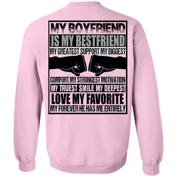I Love Boyfriend T Shirt, My Boyfriend Is My Best Friend Sweatshirt