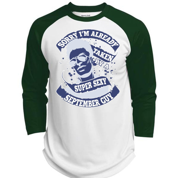 I'm Already Taken By A September Guy T Shirt, I Love Man T Shirt, Awesome T-Shirts  (Polyester Game Baseball Jersey)