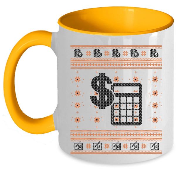 Cool Christmas Gift For Accountant Coffee Mug, Accountant Accent Mug