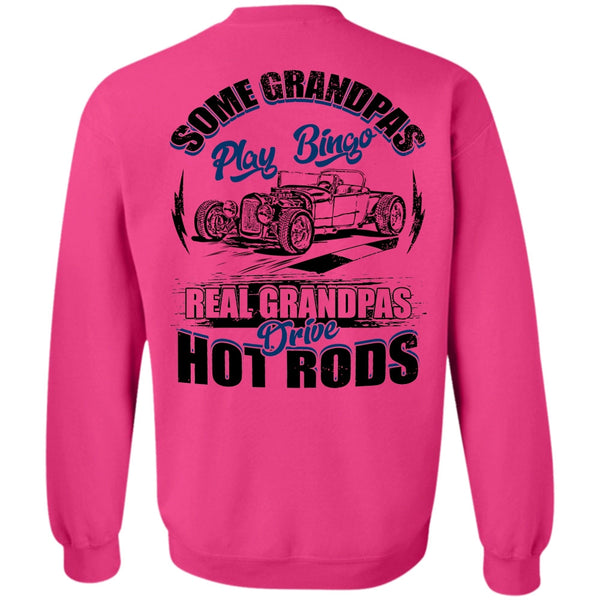 I Love Trucker T Shirt, Real Grandpas Drive Hot Rod Sweatshirt