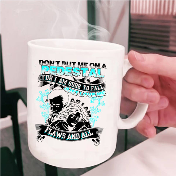 Cool Just Married Coffee Mug, I Am Sure To Fall Just Love Me Cup