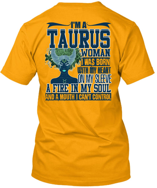 I'm A Taurus Woman T Shirt, I Love Taurus T Shirt