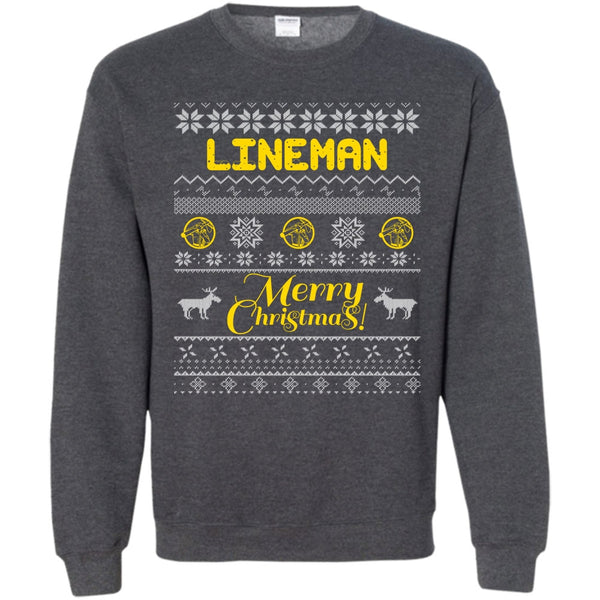 Coolest Lineman T Shirt, Gift For Merry Christmas Sweatshirt