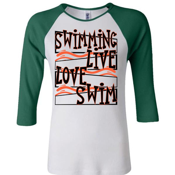 Swimming Live Love Swim T Shirt, I Love Swimming T Shirt, Awesome T-Shirts