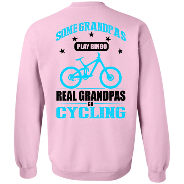 I Love Biking T Shirt, Real Grandpas Go Cycling Sweatshirt