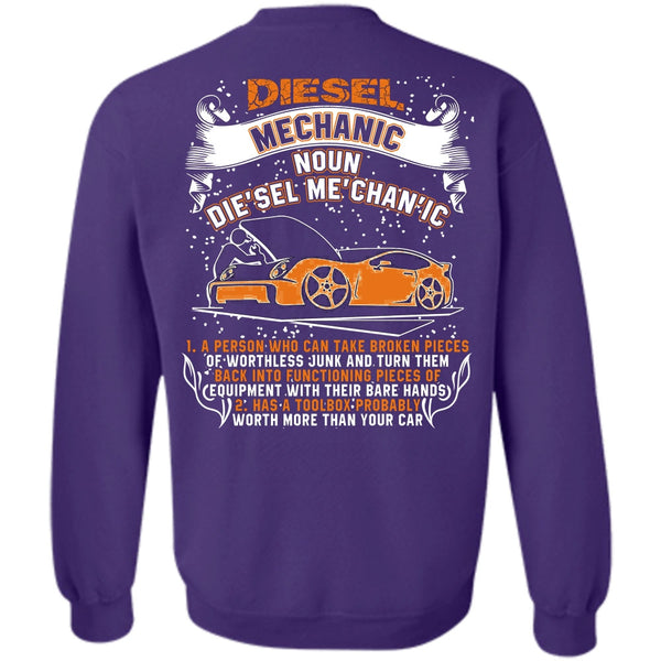 Worth More Than Your Car T Shirt, I Love Mechanic Sweatshirt