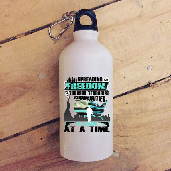 American Flag 20 oz Stainless Steel Bottle,Cool Gift For Americans Outdoor Sports Water Bottle