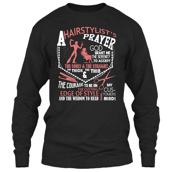 A Hair Stylist's Prayer T Shirt, Hair Stylist's Prayer T Shirt