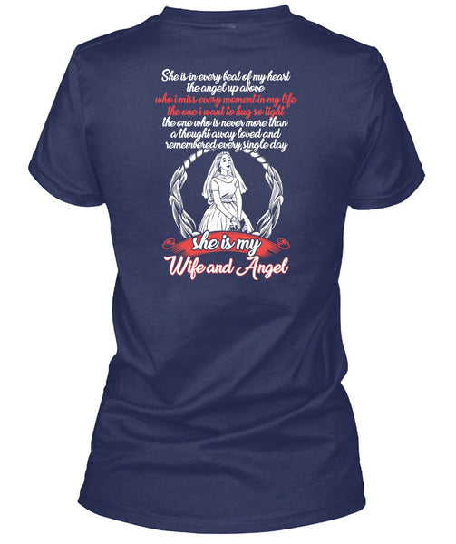 She Is My Wife And Angel T Shirt, Beat Of My Heart T Shirt