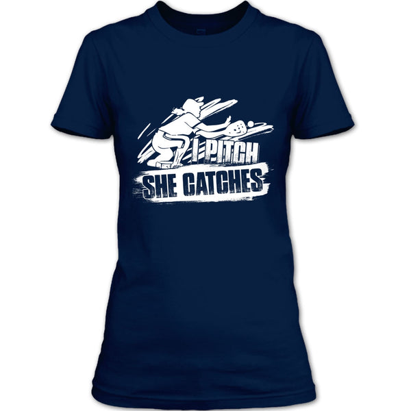I Pitch She Catches T Shirt, I'm A Baseball Player T Shirt