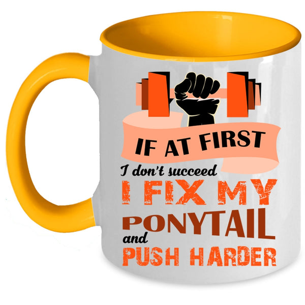 Best Gift For Gymnast Coffee Mug, Cool Weightlifting Accent Mug