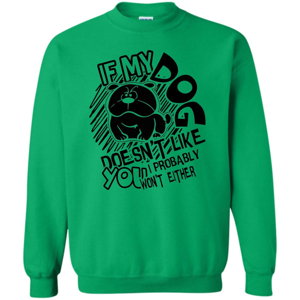 Coolest Dog Lover T Shirt, If My Dog Doen't Like You Sweatshirt