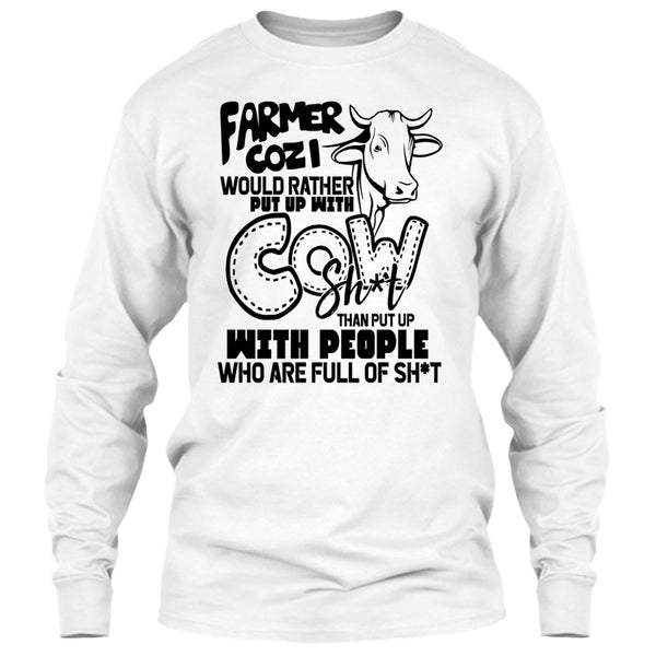 Farmer Cozi T Shirt, Coolest Farmer T Shirt