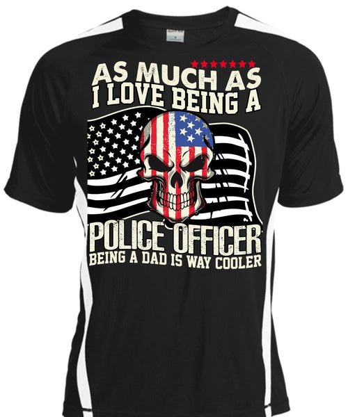 A black t-shirt with the shopify logo