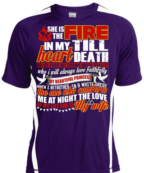 She Is The Fire T Shirt, She Is My Wife T Shirt, Cool Shirt