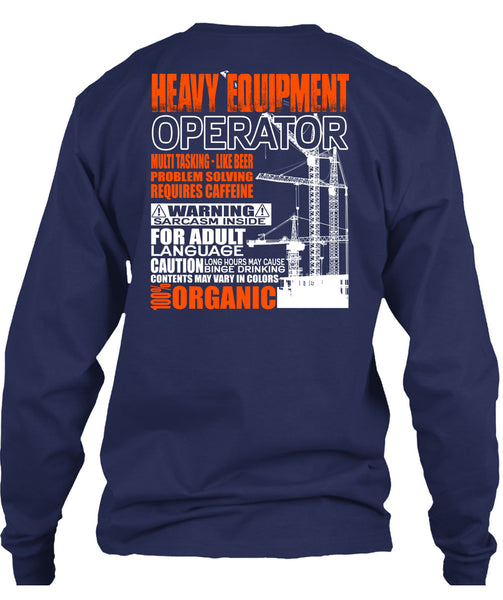 Heavy Equipment Operator T Shirt, Problem Solving T Shirt