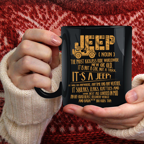 Jeep Coffee Mug, Cool Gift For Jeep Driver Coffee Cup