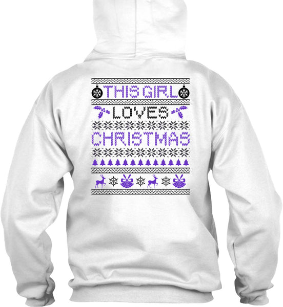 This Girl Loves Christmas T Shirt, Noel Christmas T Shirt
