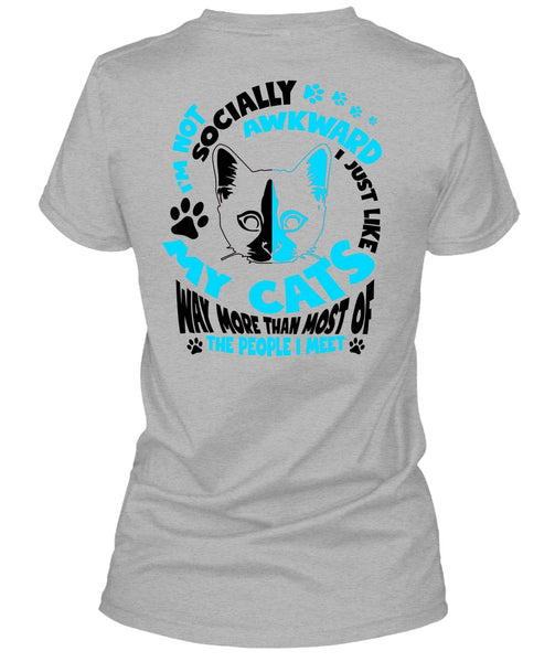 I Just Like My Cats T Shirt, I Love My Cat T Shirt