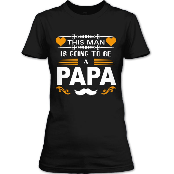 A black t-shirt with the shopify logo