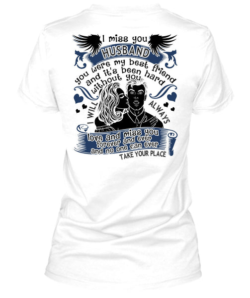 I Miss You Husband T Shirt, I Love Husband T Shirt