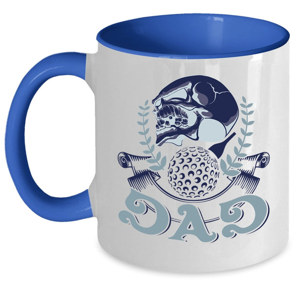 Cool Gift For Golf Dad Coffee Mug, Golf Dad Accent Mug