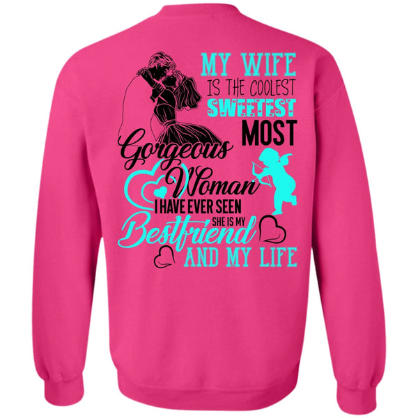 I Love Husband T Shirt, My Wife Is The Coolest Sweatshirt