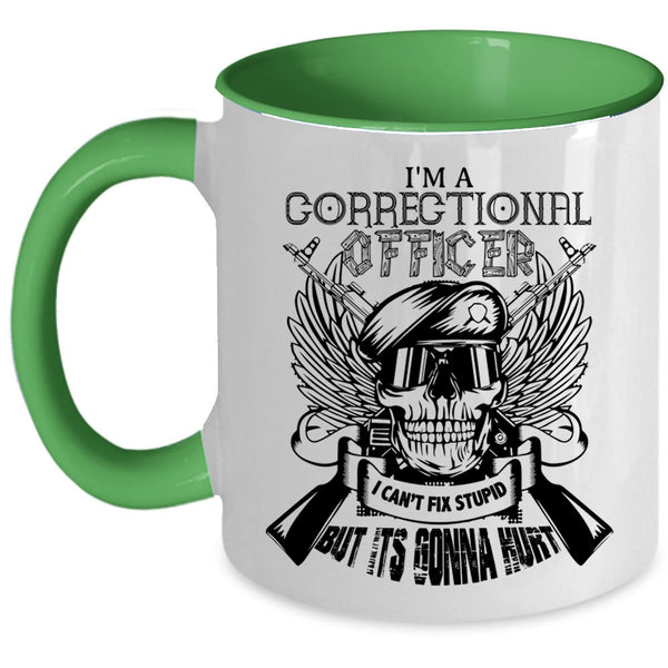 Cool Correctional Officer Coffee Mug, I'm A Correctional Officer Accent Mug