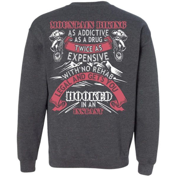 Gets You Hooked T Shirt, I Love Biker Sweatshirt
