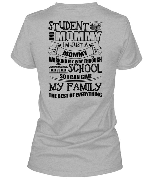 Student And Mommy T Shirt, I Love School T Shirt