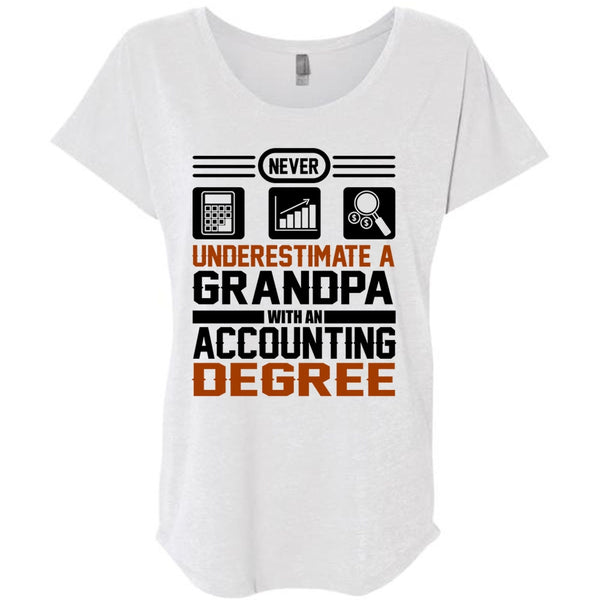 Grandpa With An Accounting Degree T Shirt, I Love Accountant T Shirt, Awesome T-Shirts
