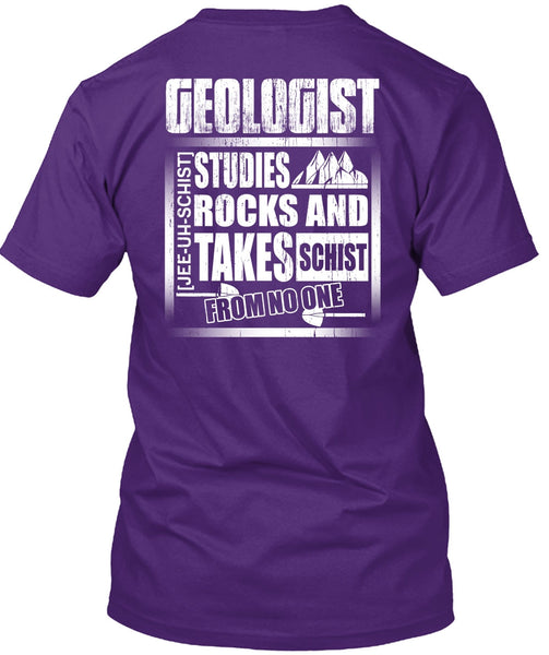 Geologist Studies Rocks T Shirt, I Love Geologist T Shirt