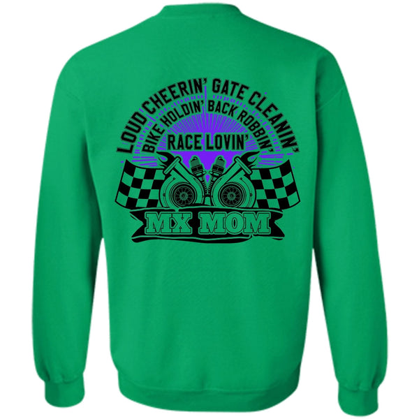 Being A Biker T Shirt, Race Loving MX Mom Sweatshirt