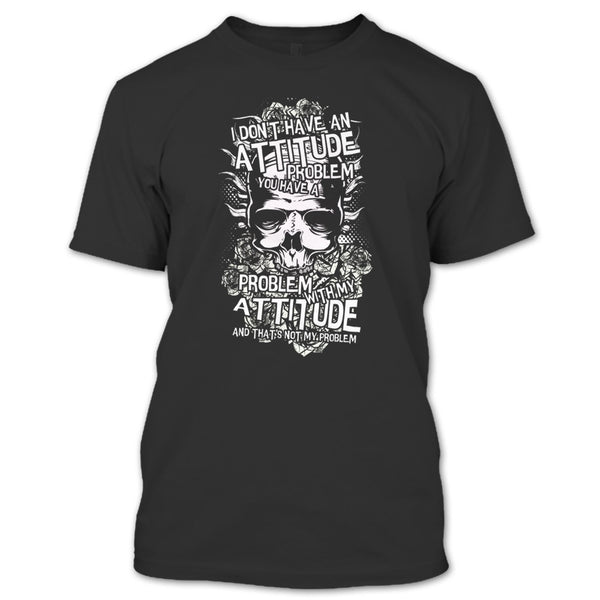 A black t-shirt with the shopify logo