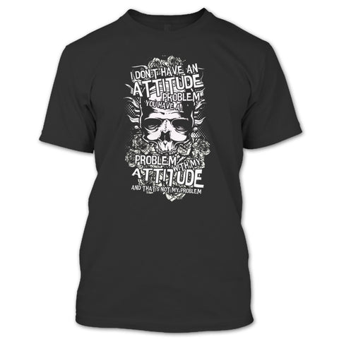 A black t-shirt with the shopify logo