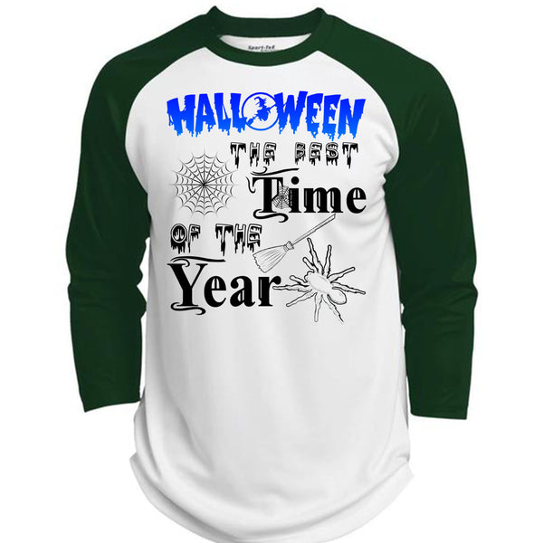 Halloween The Best Time Of The Year T Shirt, Wait For Halloween T Shirt, Awesome T-Shirts  (Polyester Game Baseball Jersey)