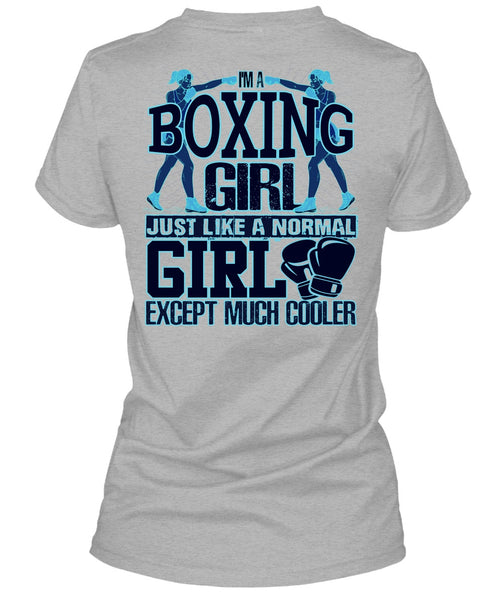 I'm A Boxing Girl T Shirt, I Love Boxer T Shirt