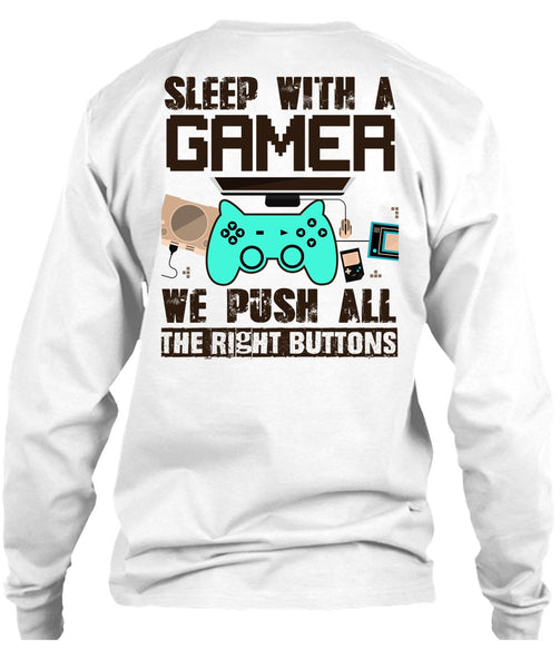 Sleep With A Gamer T Shirt, I Love Gaming T Shirt