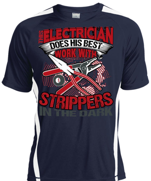 This Electrician Does His Best Work T Shirt, Being An Electrician T Shirt, Cool Shirt