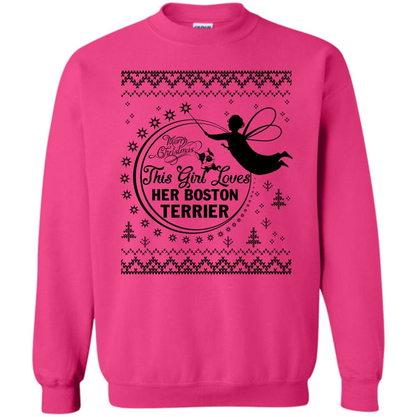 Coolest Boston Terrier T Shirt, Merry Christmas Sweatshirt